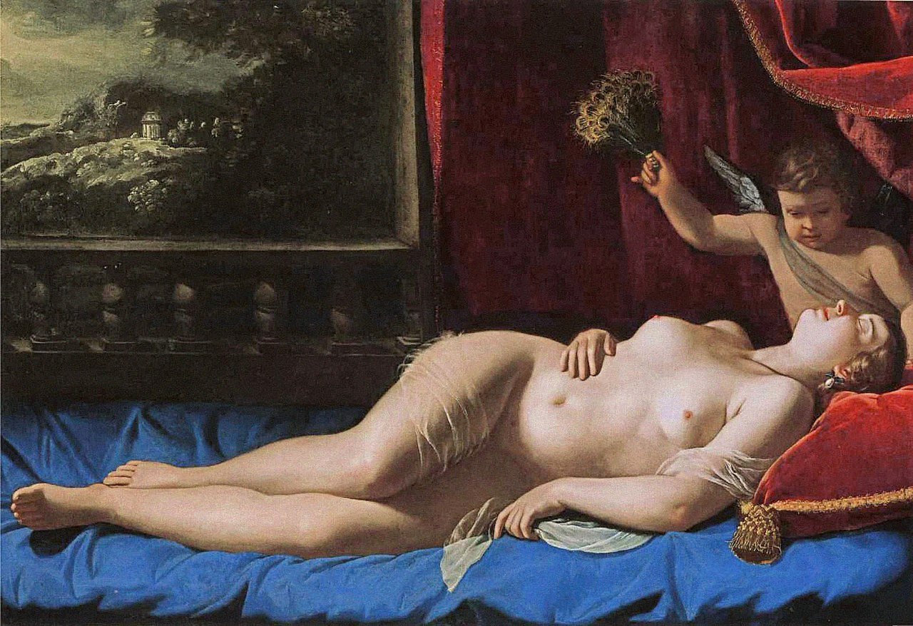 Venus durmiente – Artemisia Gentileschi
