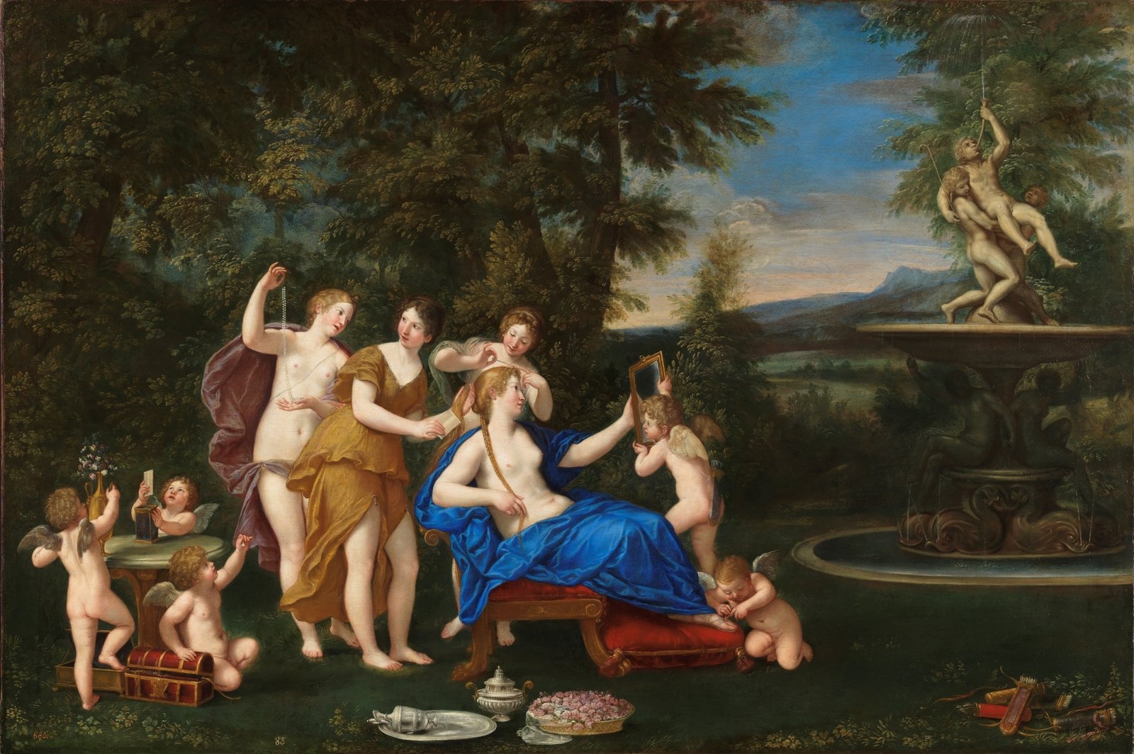 El tocador de Venus – Francesco Albani