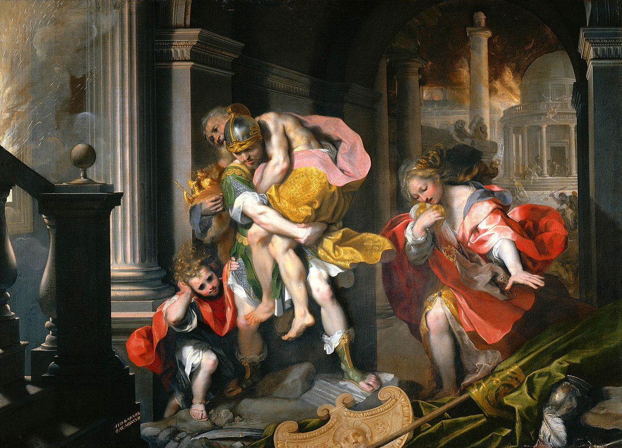 Fuga de Eneas de Troya