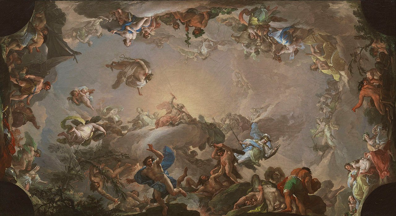 El Olimpo. Batalla de los Gigantes