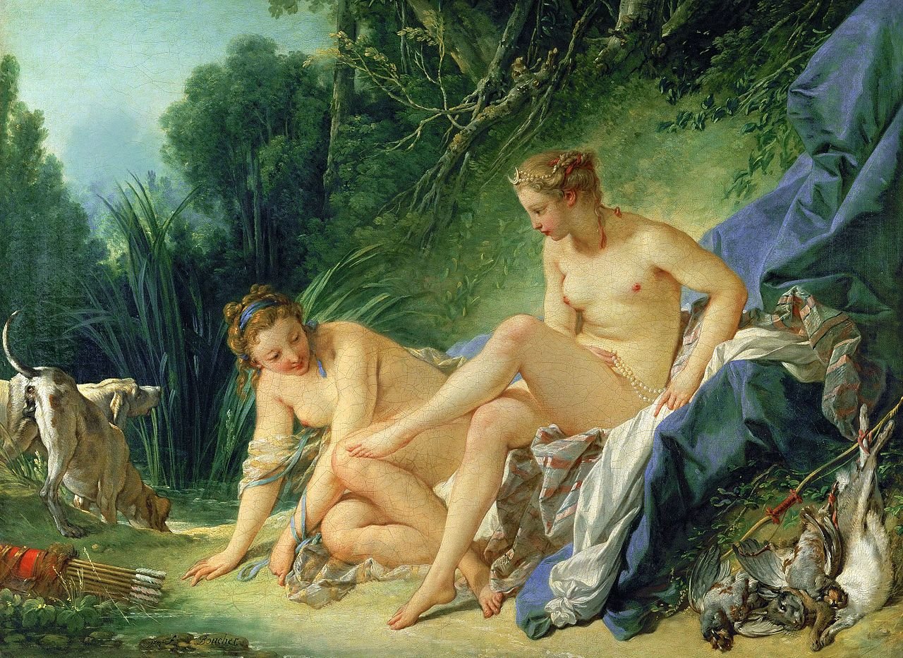 Diana saliendo del baño – François Boucher