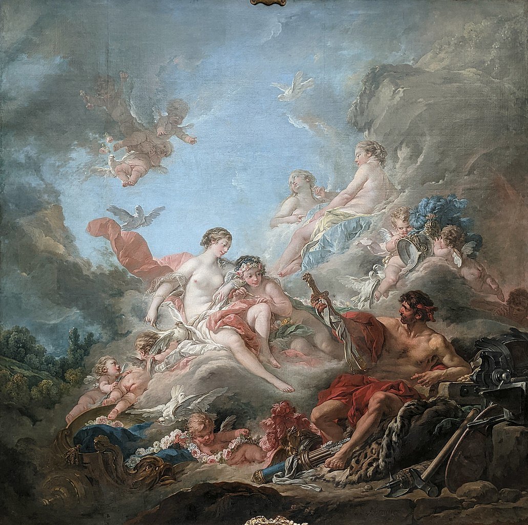Vulcano presenta a Venus las armas para Eneas – François Boucher