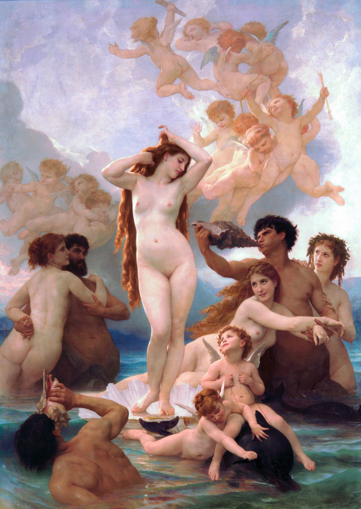 Nacimiento de Venus – Bouguereau