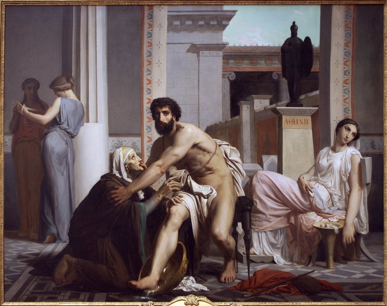 Ulises reconocido por Euriclea
