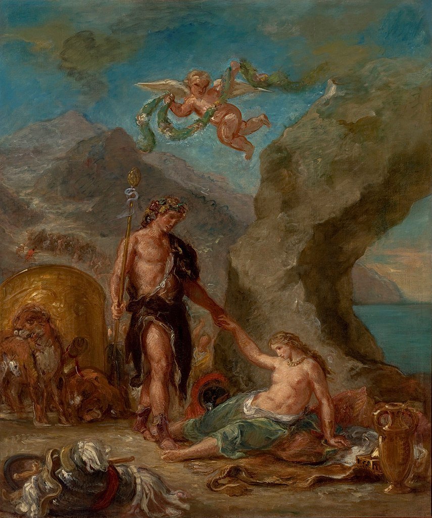 Baco y Ariadna