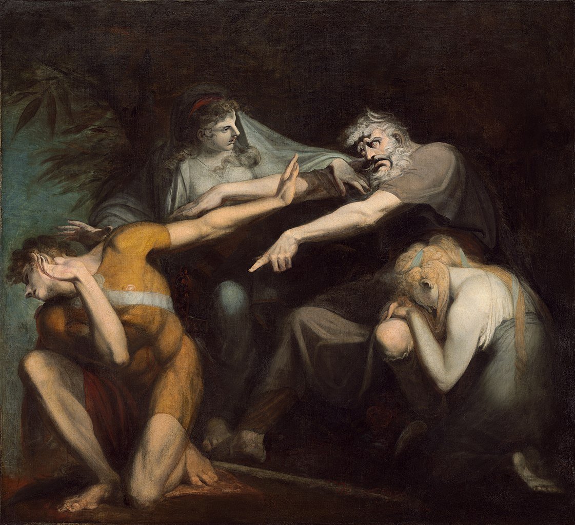 Edipo maldice a su hijo Polinices – Johann Heinrich Füssli