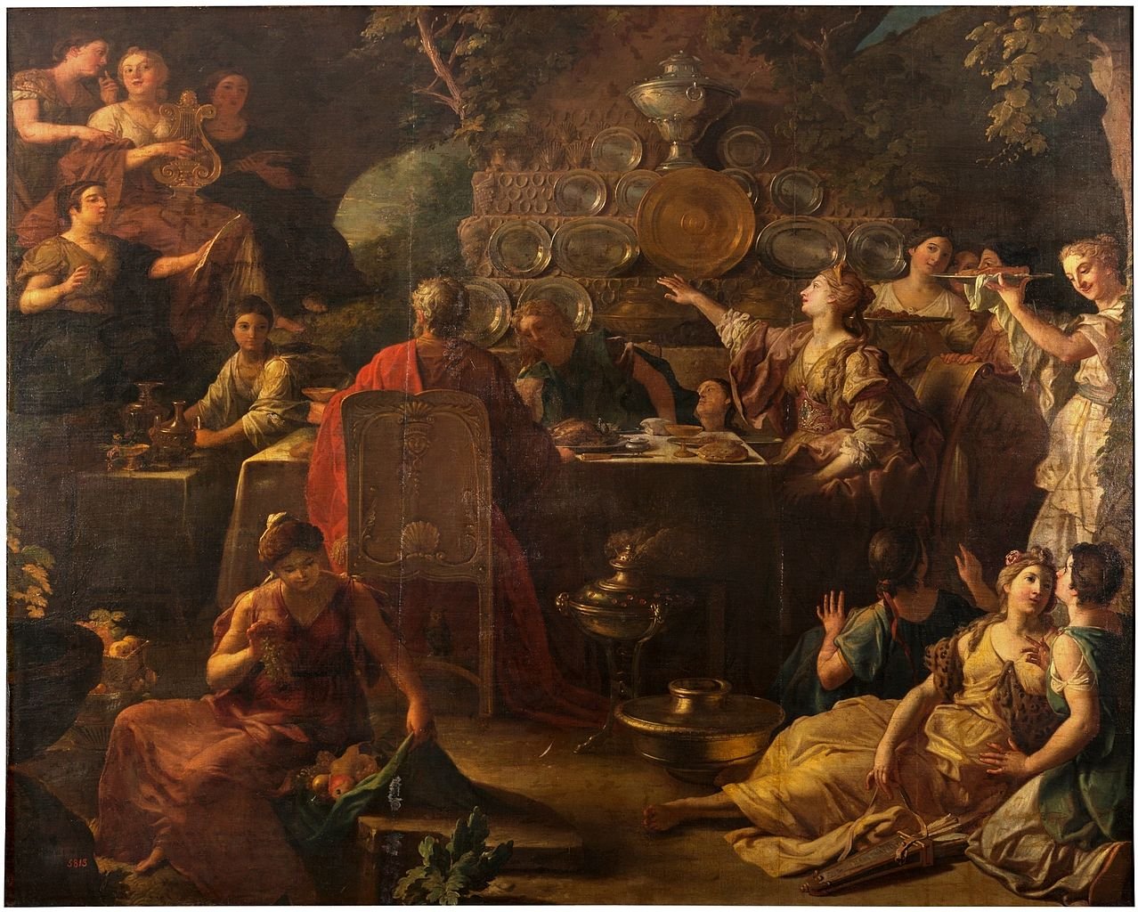 Banquete de Telémaco y Méntor