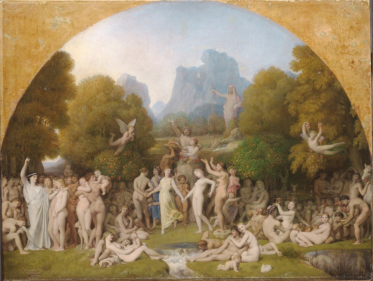 La Edad de Oro – Jean-Auguste-Dominique Ingres