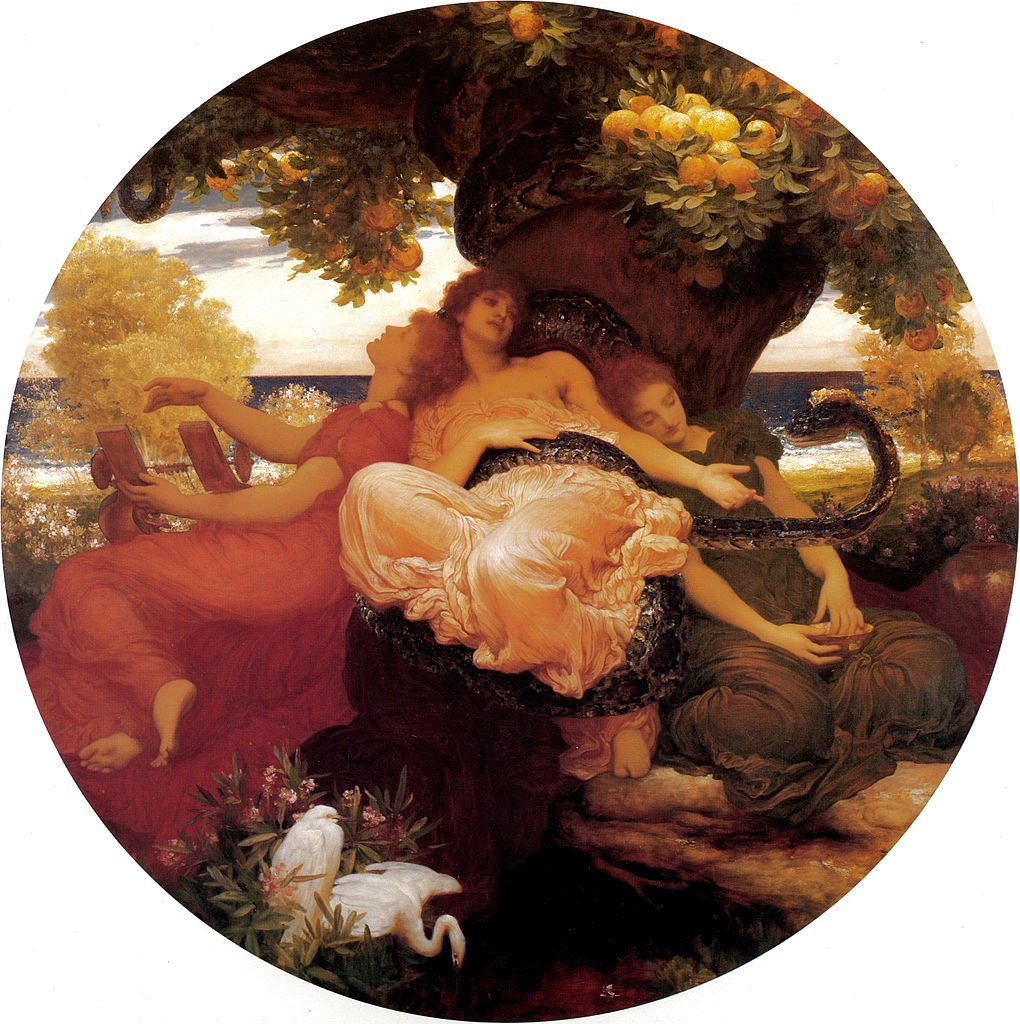 El jardín de las Hespérides – Frederic Leighton