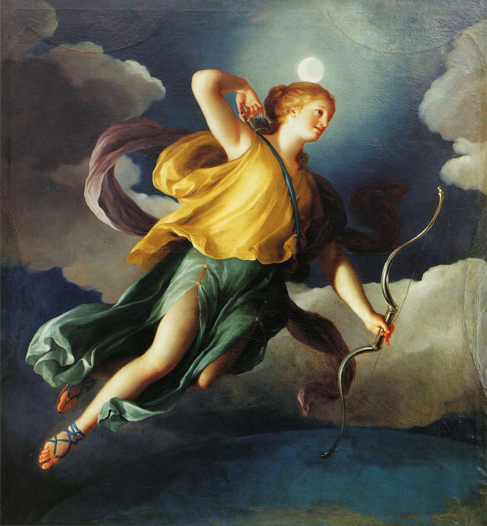 Diana como personificación de la noche