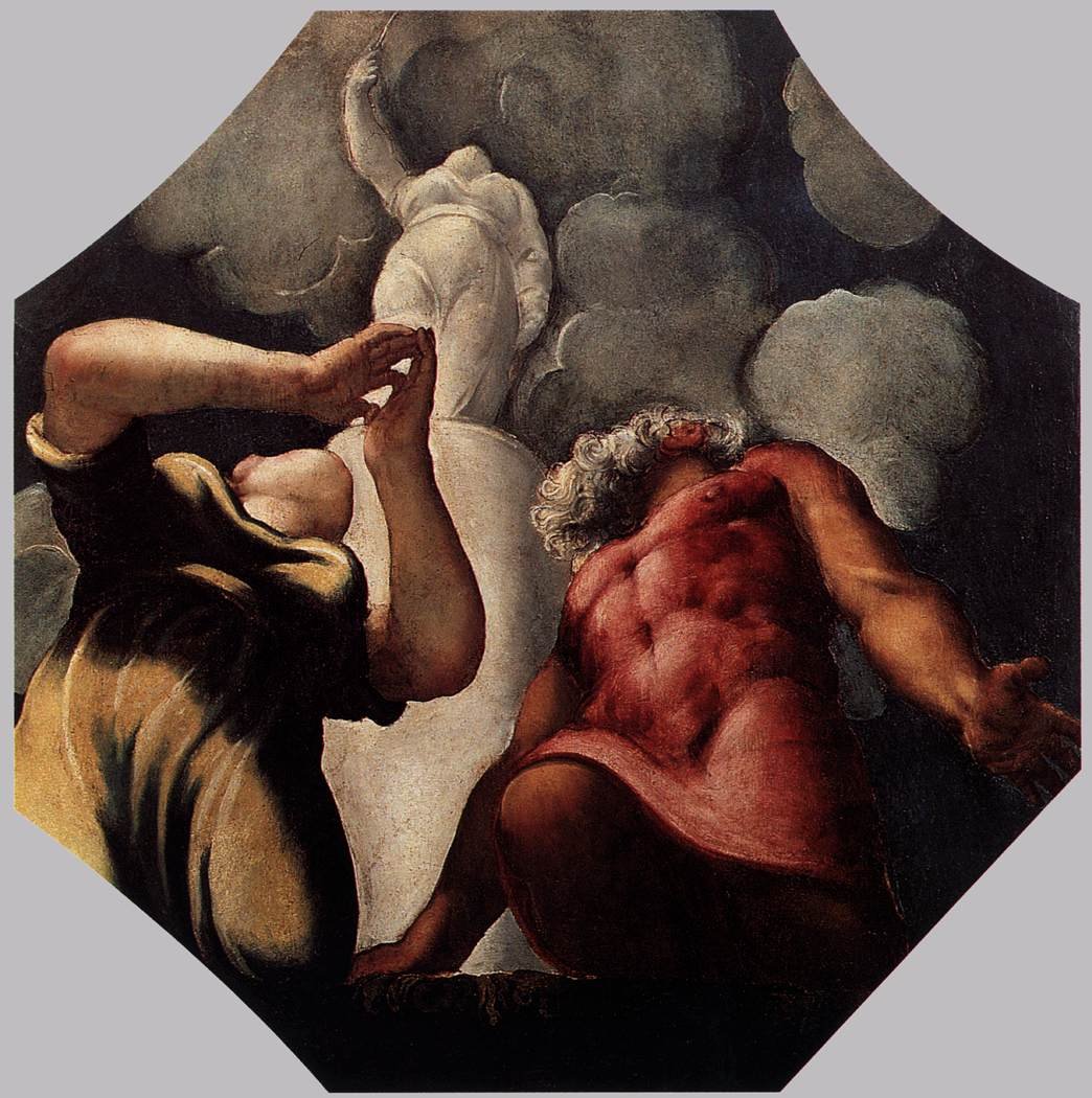 Deucalión y Pirra – Tintoretto