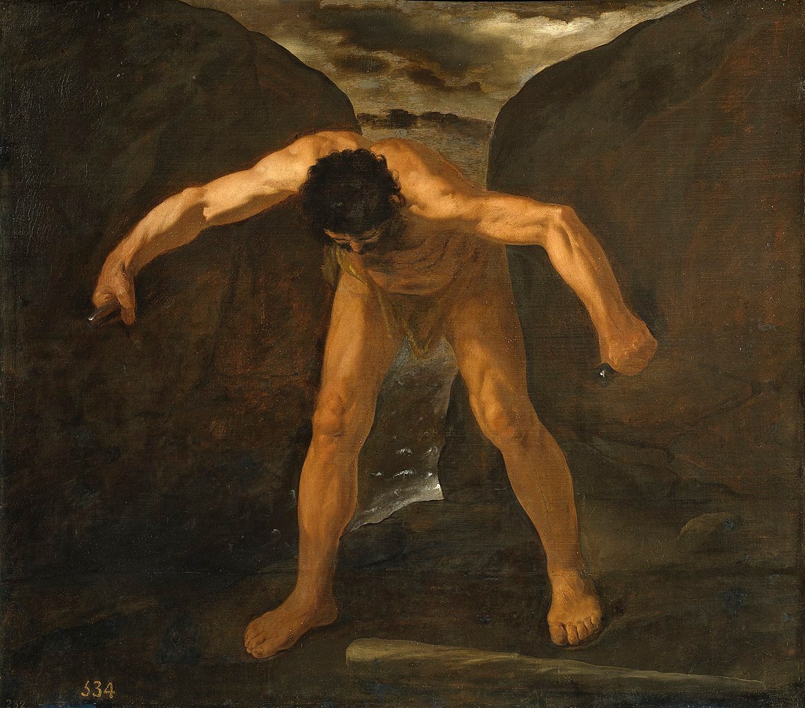 Hércules separa los montes Calpe y Abyla