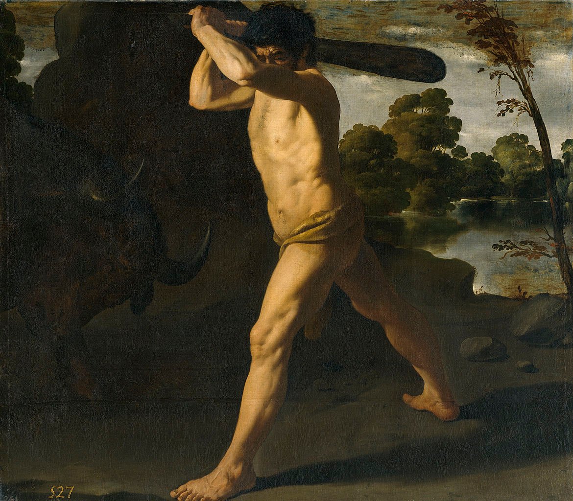 Hércules y el toro de Creta